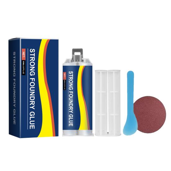 Vysokoteplotní kovové epoxidové AB lepidlo pro nerezovou ocel, měď, hliník, opravy, vodotěsná lepicí pasta, vylepšené odlévací lepidlo