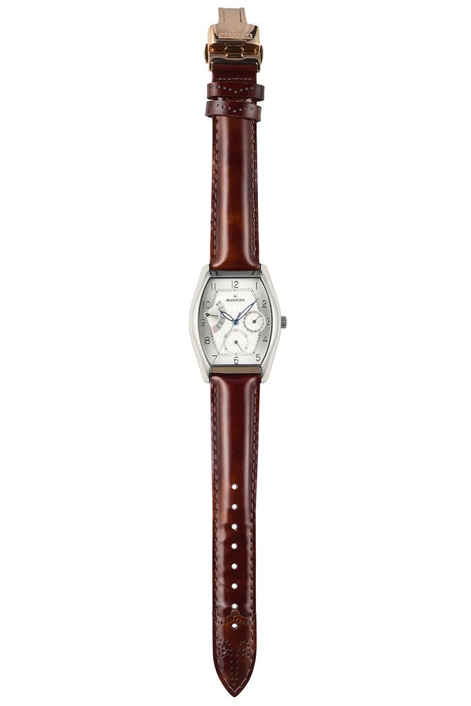 Watch Genuine Import Brown [Mannina] MNN003-01 Men's