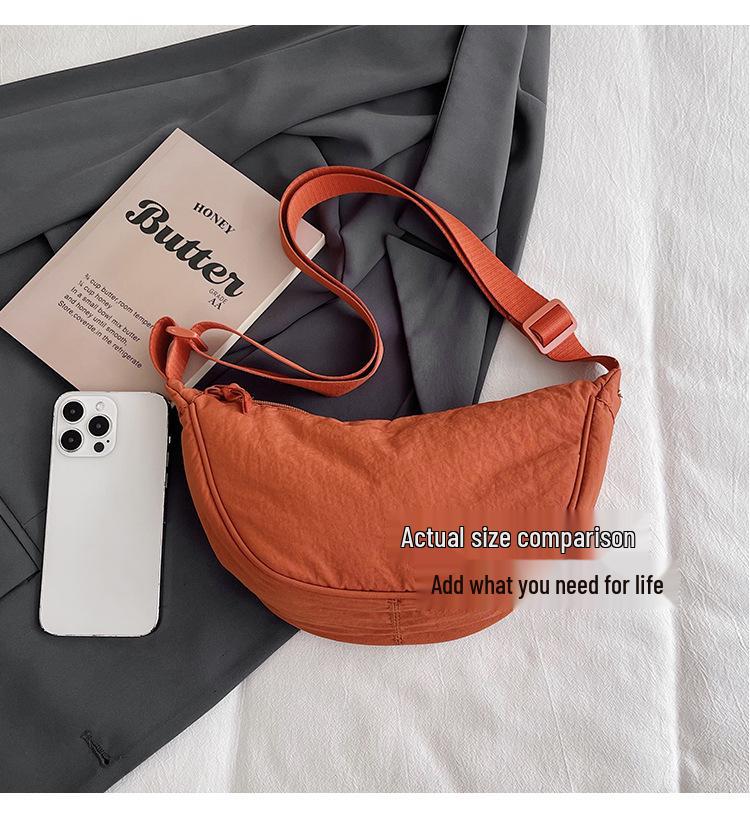 Versatile U-Style Lightweight Canvas Crossbody Bag