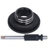 2PCS Compact Worm Gear Kit ABS Oil Pump Pinion for Husqvarna 435 440E 445 450E 340 345 350