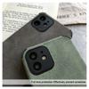 M3C Lambskin Leather Phone Case For iPhone 13 12 11 Pro Max Mini XR XS X 8 7 Plus SE 2020 Soft Silicone Shockproof Back Cover