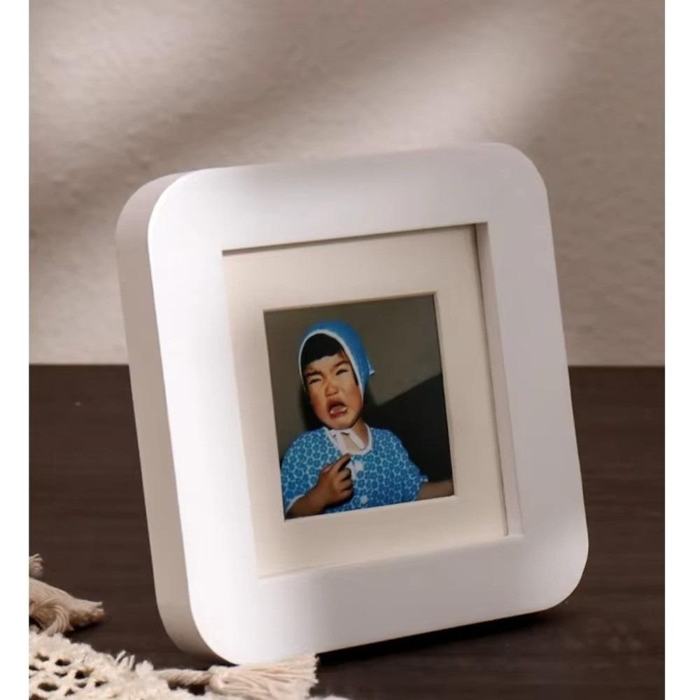 New Mini Picture Frame 9x9cm Home Decor Children's Photo Frame Vintage Porta Retrato Decoration Frames Gift