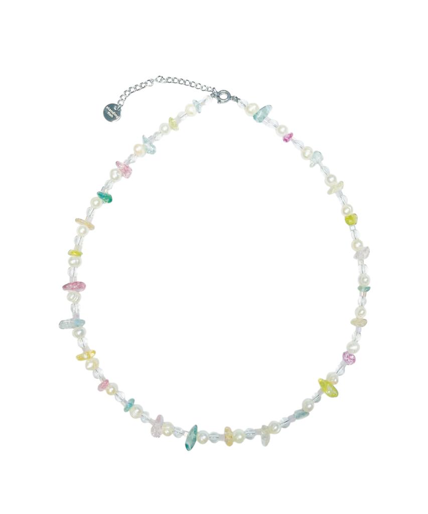 Standingfish Various Gemstone Necklace