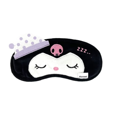 

ASUNAROSYA Sanrio Characters Kuromi [Good Night Eye Mask with Case] Product Size: Package Size: Approx. H80 x W190 x D5mm / One Size Fits All Adults