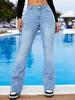 Jeans Donna Vita Alta Slim-Fit 2025 - Moda Europea e Americana Bestseller.