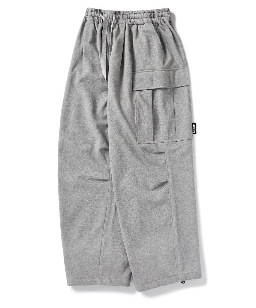 MINIMALPROJECT Wide String Cargo Training Pants Mtp120 [Gray]