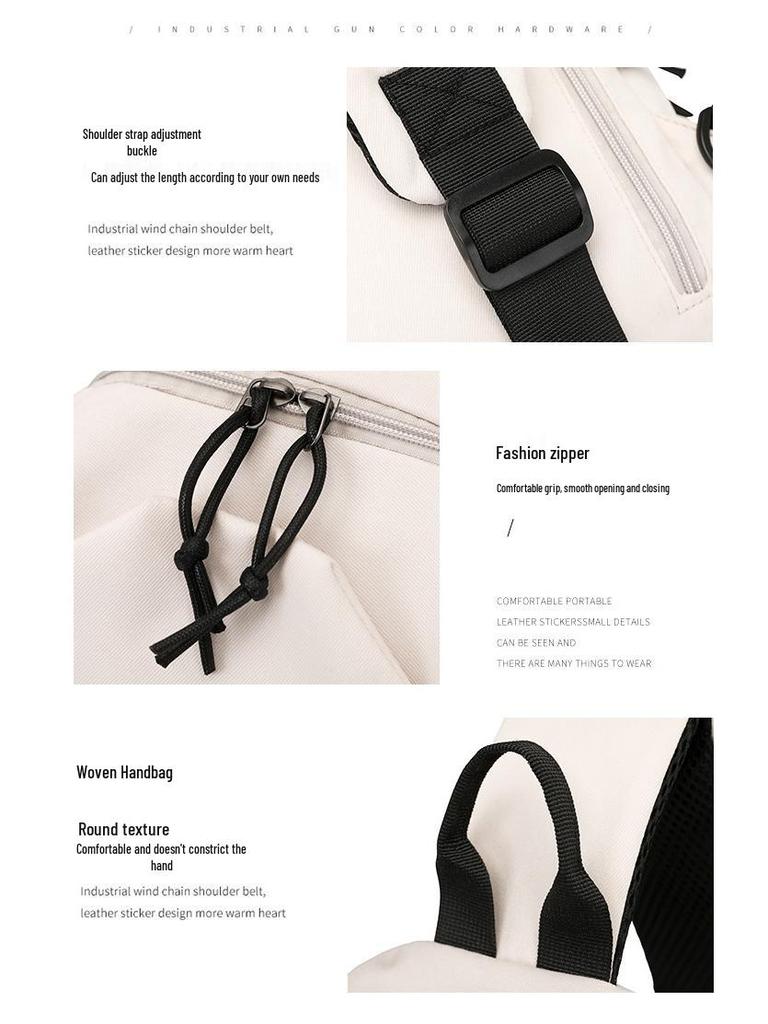 Men's Trendy Japanese Chest Bag: Versatile Crossbody & Shoulder Bag, Fashionable for Students & Sports.