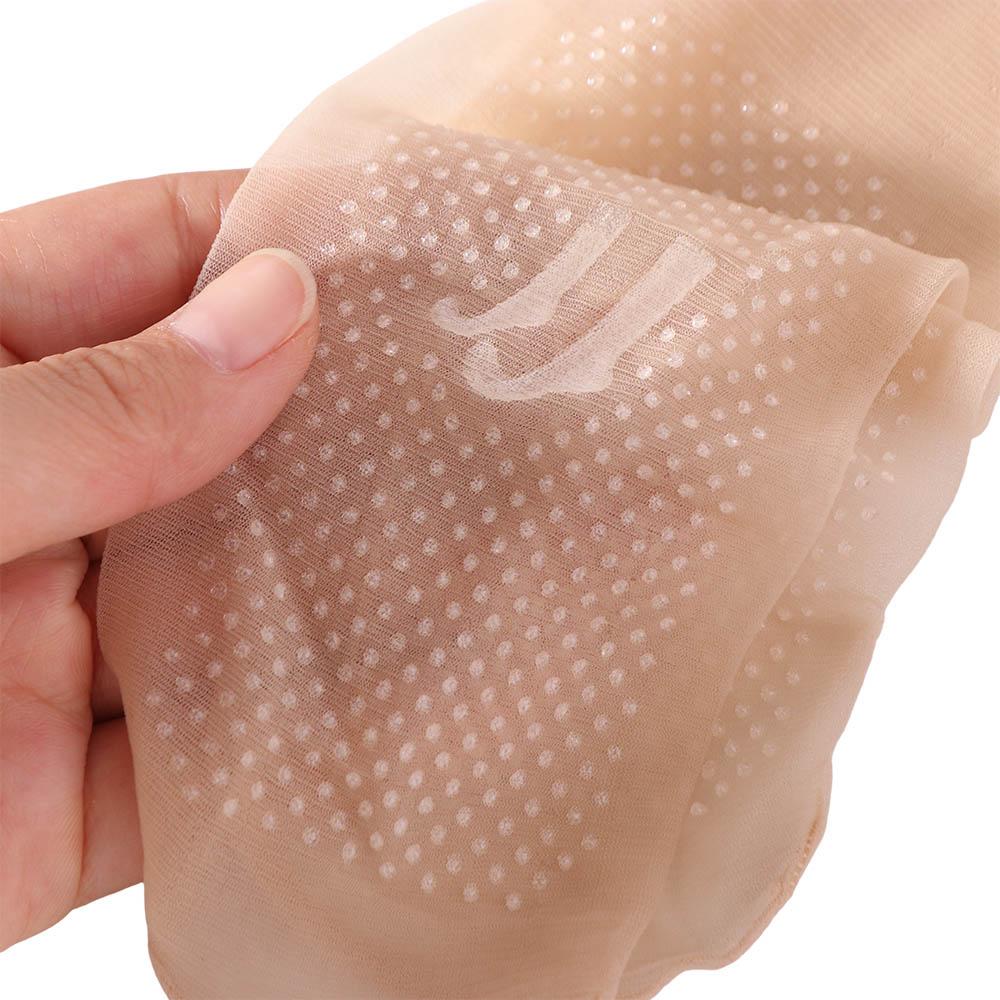 5Pairs Transparent Women Invisible Socks Ultra-thin Non-slip Crystal Silk Socks Fashion   Female