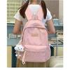 Schoolbag Korean Literature and Art Star Schoolbag Popular Foreign Style Niche Ins College Style Class Travel Backpack Lightweight New