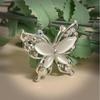 Fashion Jewelry Opal Stone Crystal Gold/Silver Women Brooch Pin Rhinestone Butterfly Brooch Pin