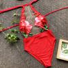 Stylish Women's One Piece Beach Swimsuit Swimwear Bathing Monokini Padded Bikini Flower For Effortless Summer Elegance