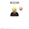 Latest  King Luffy Solon X0356 X0355 X0354 X0353 Japanese Anime Series Animation Blocks Small Action Combination Ornament
