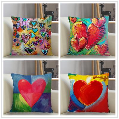 Bedroom Living Room Decor Love Pillowcase Home  Square  Throw