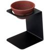 Ishigaki KOCREA Coffee Ceramic Filter Set (2 Pieces) with Stand, Plate, Black, 4499