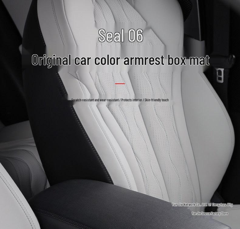 Copribracciolo in Pelle Nappa BYD Seal 06 DMI – Protezione Centrale Antigraffio
