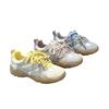 Ballet Style Color Matching German Training Shoes Women's 2025 Spring New Double Lace-up Bow Sports Leisure Light White Shoes