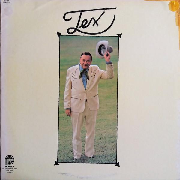 

LP Record TEX RITTER - Tex JS6155 Hilltop 1975 UK Folk Used