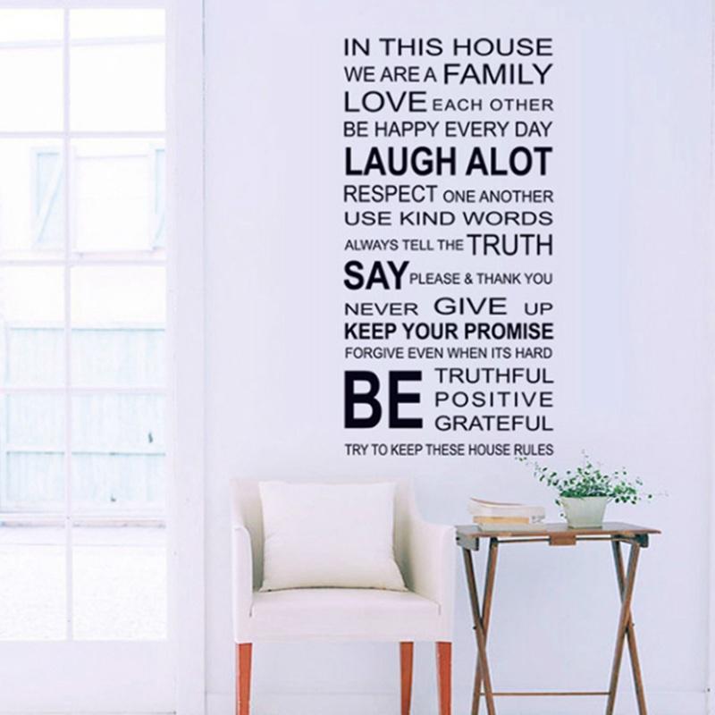 You Are Stronger English Proverbs wall sticker for Bedroom living room home deco