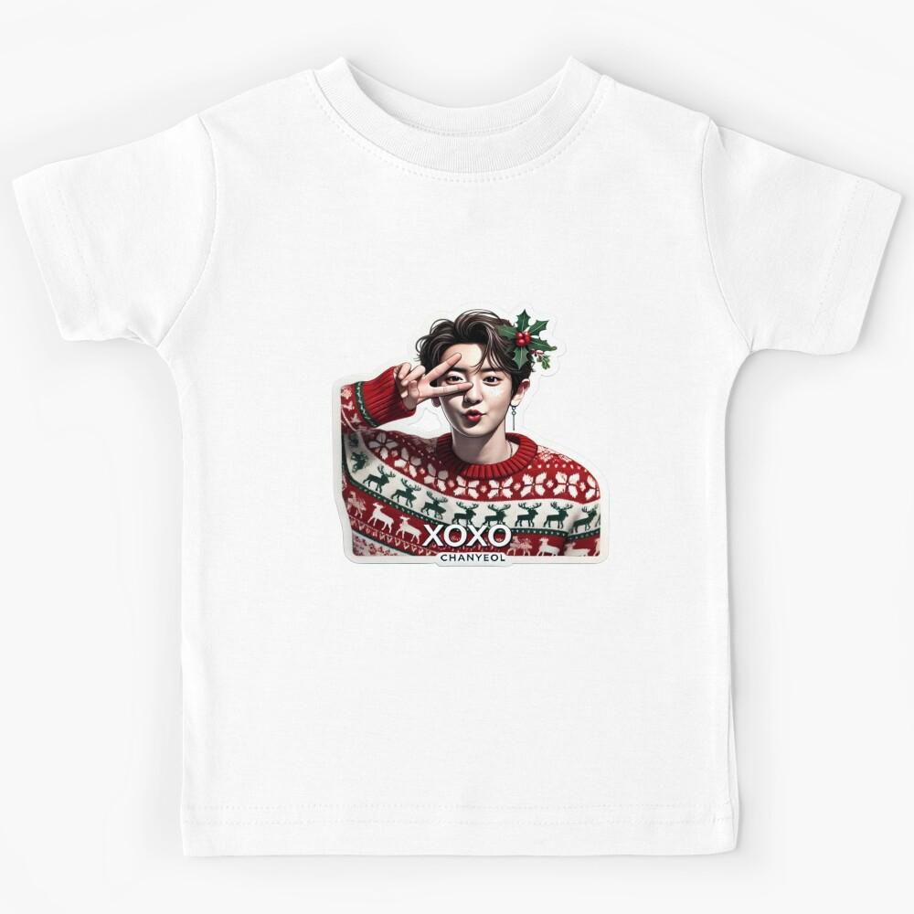 EXO-Chanyeol Holiday Sticker | XOXO Festive Collectible for EXO-Ls Kids T-Shirt 140