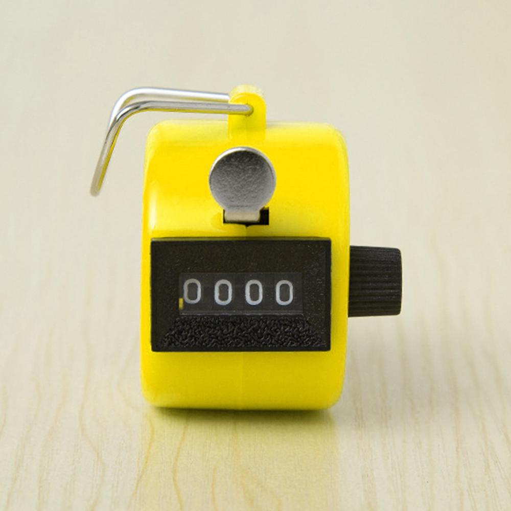 Handheld 4 Digital Tally Counter Mechanical Manual Palm Clicker Number Count Assorted 8 Color Tally Counter Number Count