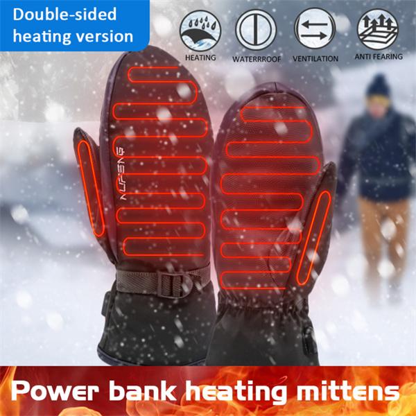 Buy Electric Heating Mitten Gloves Full Finger Heated Gloves Mittens