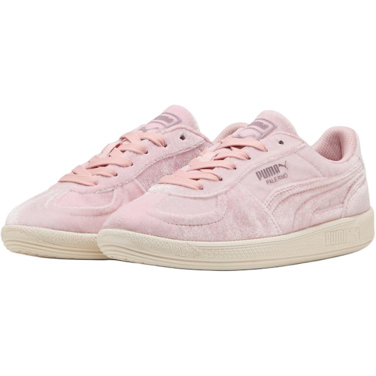 Puma Palermo Velvet Versatile Comfortable Low-Top Sneakers Women sneakers Pink 403351-01