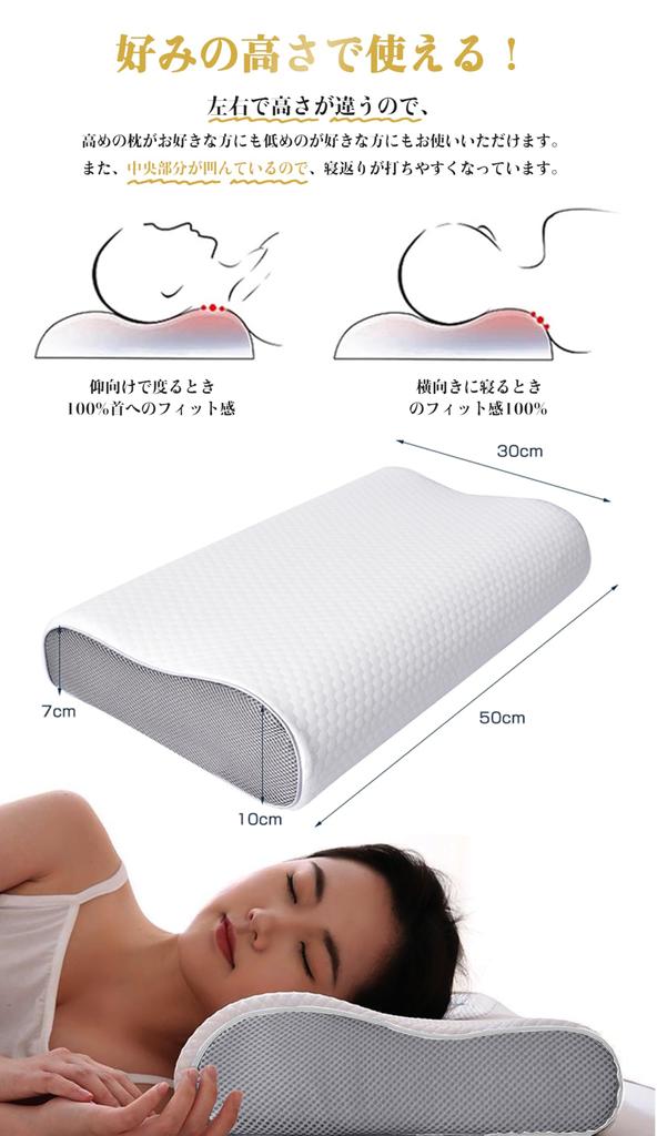 AYO Restful Sleep Memory Foam Good Sleep Breathable Soft To the For Those Who Often Use PCs and Smartphones While Working At a Desk or Working At