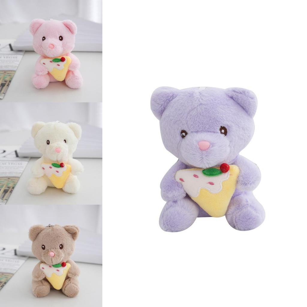 Entzückende Neue Plüschbär Figur Weiches und Kuscheliges Sitzendes Spielzeug für Kinder Schlüsselanhänger