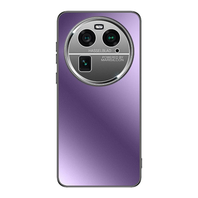 For Oppo Find X7 X6 Pro Ultra Metal lens all inclusive Protector Straight Edge Back Plating PC Matte Frosted Anti fingerprint Bumper Cover Case Shell