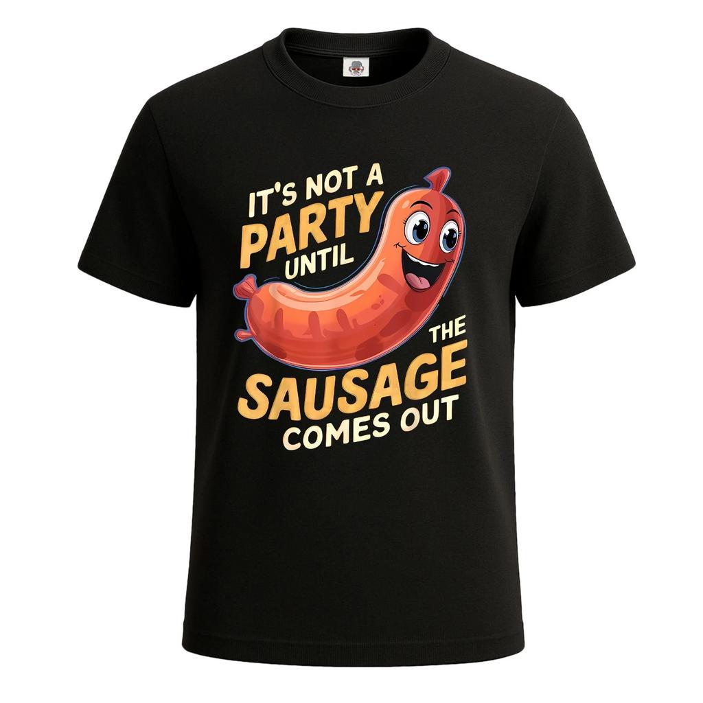 It's Not A Party Sausage Fest Sausage Graphic Men's T Shirt Funny Shirt Top