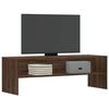 VidaXL Meuble TV chêne marron 120x40x40 cm bois d'ingénierie, support TV, buffet TV, meuble multimédia, banc TV, armoire 835566