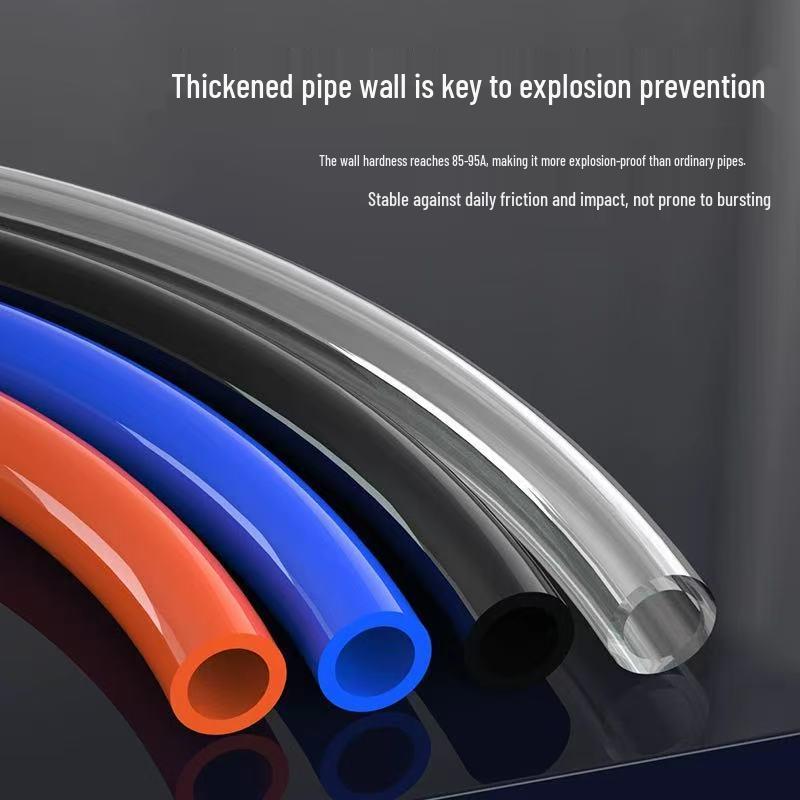 Tuyau à air PU Haute Pression Pneumatique pour Pompe à Air/Compresseur - Disponible en 6/4/8/10/12/16mm