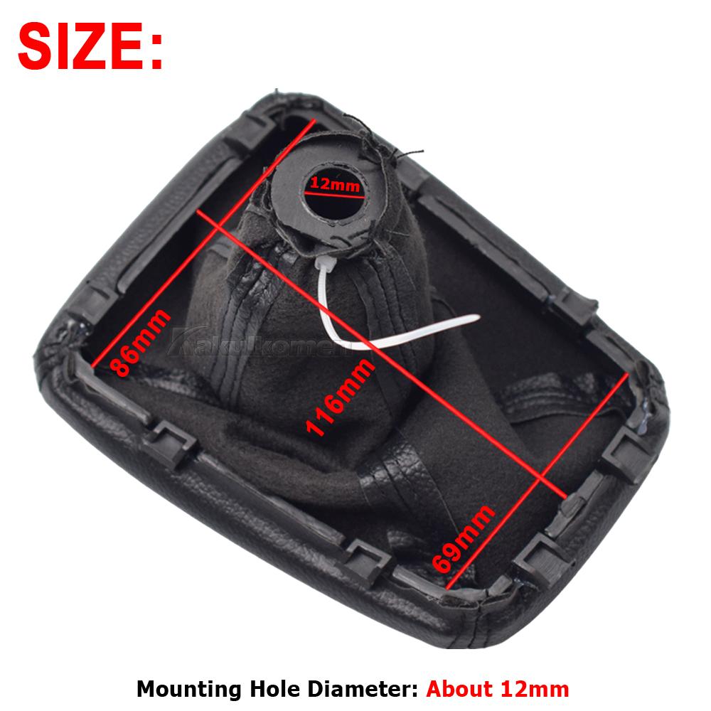 Car Gear Shift Knob Lever Stick For Chevrolet Sail 2009 2010 2011 2012 2013 2014 2015 MT Handle Gaiter Boot Cover Case 5 Speed