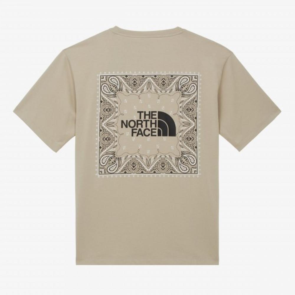 The North Face Men S ShorT Sleeve T ShirT Beige nT7ur13e