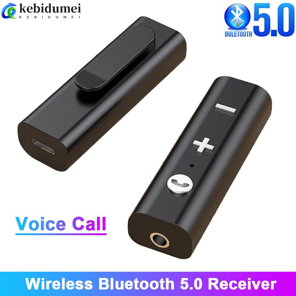 

Адаптер приемника Bluetooth 5.0 с разъемом 3,5 мм Автомобильный комплект Bluetooth Беспроводная передача аудио Aux для наушников Поддержка голосового вызова