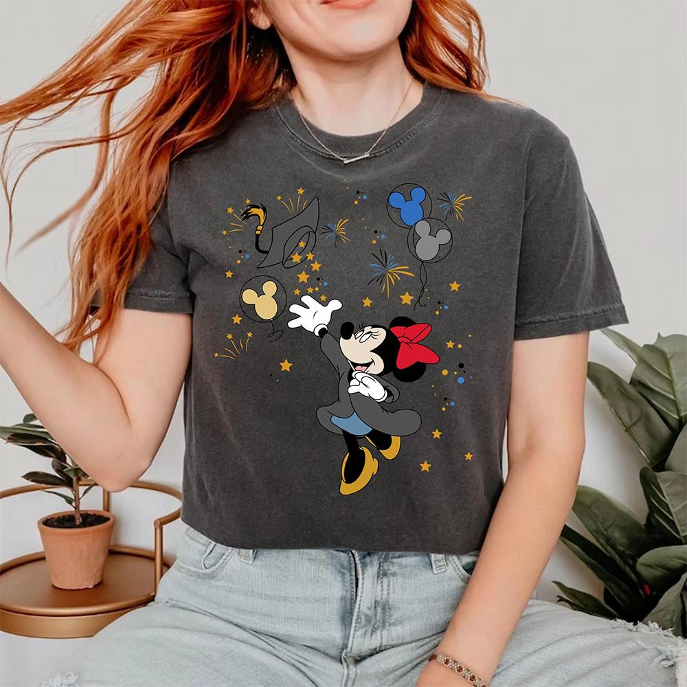 S New Minnie Mouse Cartoon Printed Couples Summer Unisex Y2k Fashionable Casual Comfortable Sports TShirt