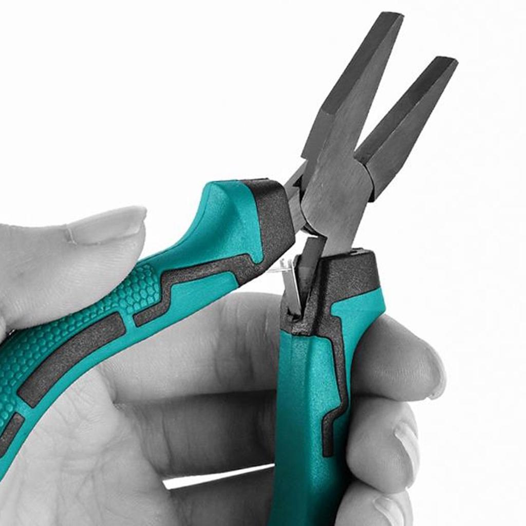 Fishing Pliers Multifunctional Pliers Wire Binding Tool Flat Nose Pliers with Ergonomic Handle Fishing Tool Equipment