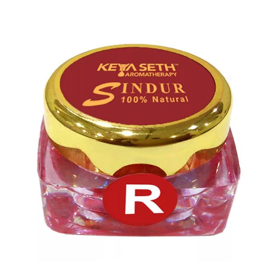 

Натуральный красный синдур: для нанесения тилака (3 г), Sindoor 100% Natural, Keya Seth 6.375