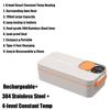 700ml/900ml Heiz-Lunchbox Wasserfreie Elektrische Speisenwärmer für 700ml/900ml Mittagessen