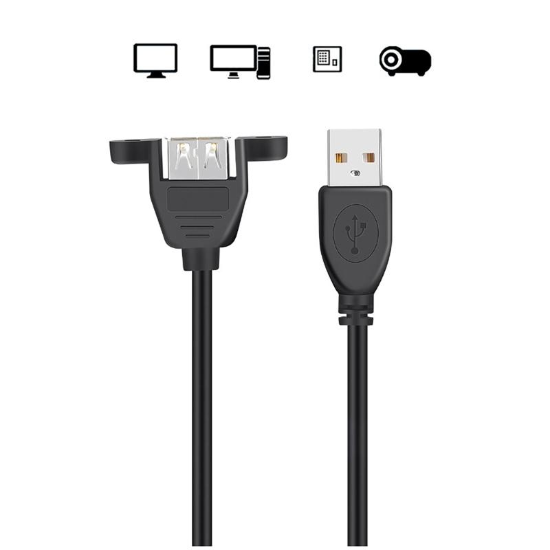 USB 2.0 Male to Female Adapter Cable Converter Cord Quick Charging Wire Line Support 480Mbps Data Transmission Speed