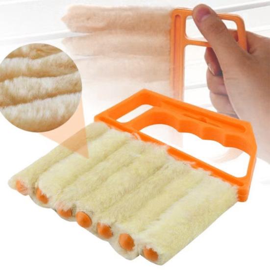 4Pcs Window Blinds Cleaning Brush Soft Microfiber Ergonomic Handle Multi-functional Air