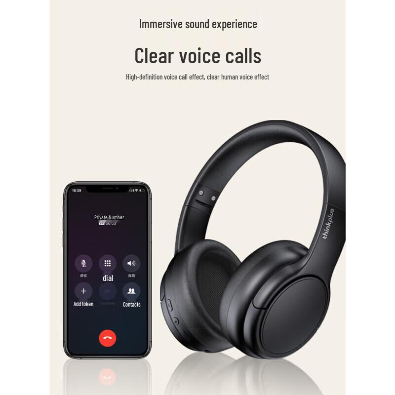 ThinkPlus TH20 Wireless Sports Over-Ear Headphones