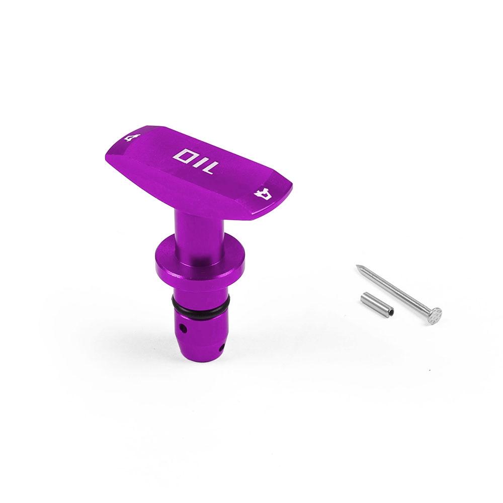 Universal Auto Ölmessstab Pull Griff Motor Öl Pullhandle Aluminium Billet Auto Ersatz Änderung Dekoration