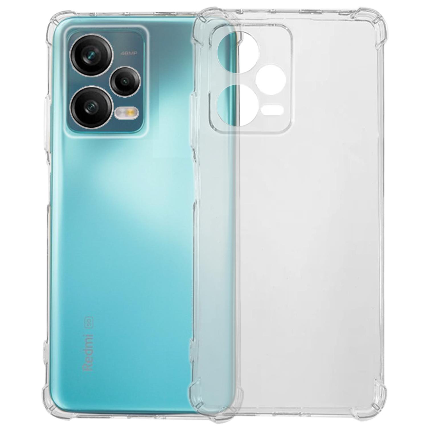 

KALEBOL KLB-TPU007 For Xiaomi Redmi Note 12 Pro 5G Case 1.5mm TPU Transparent Anti-Drop Phone Cover A