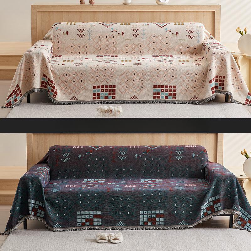 

Полотенце для дивана Nordic Instagram Style Чехол для дивана, полностью покрытый чехол для диванной подушки, универсальный чехол Four Seasons, одеяло, одинарное три 90*90cm