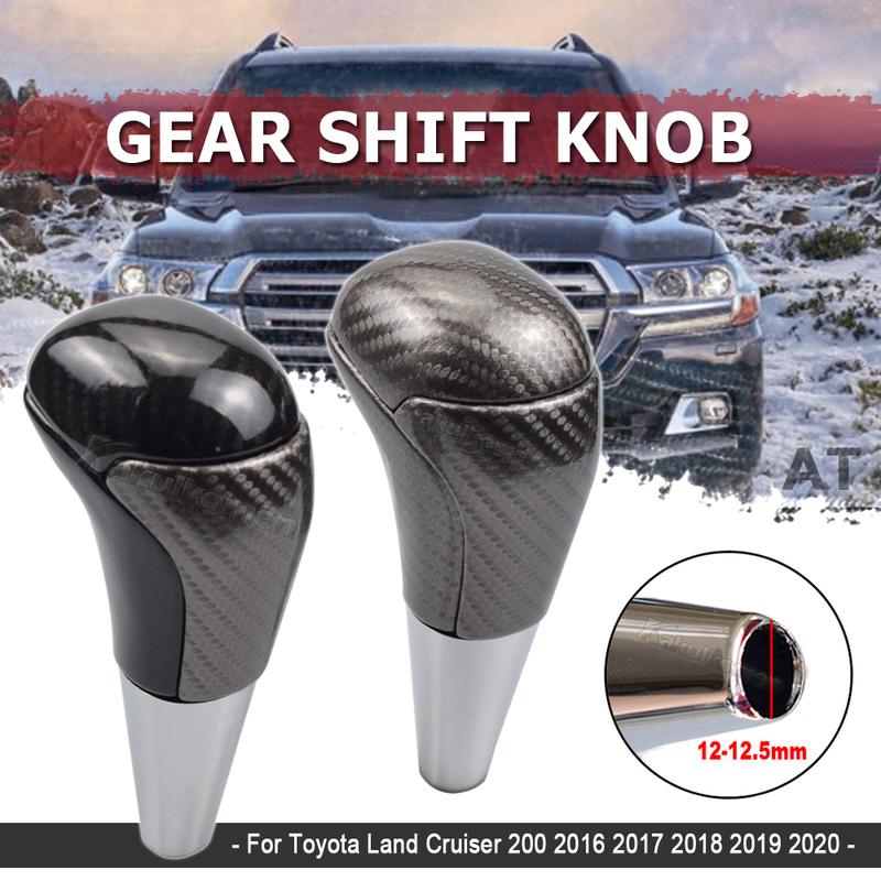 Automatic Leather Gear Stick Shift Knob For TOYOTA Hilux 2015 2016 2017 2019 2019 2020 Car-styling