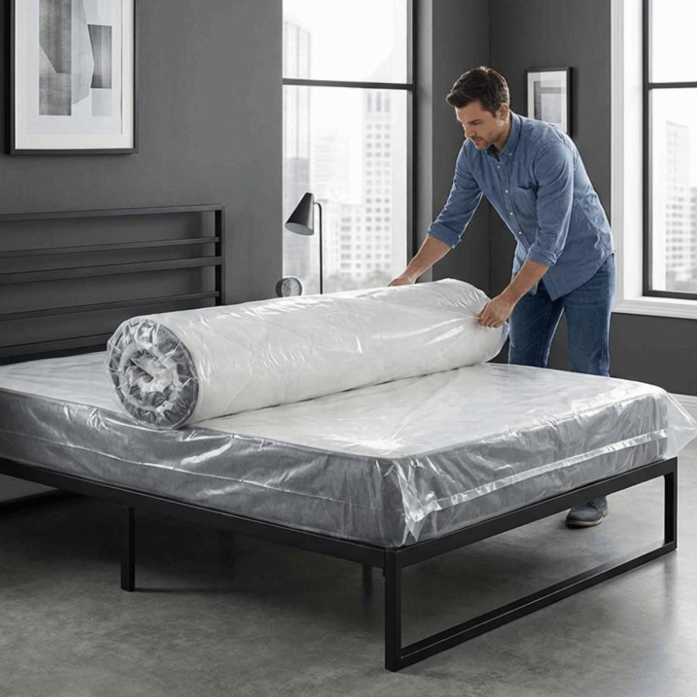 Large Capacity Latex Mattress Storage Bag Folding Sealed Sponge Mats Compression Bags Space Saving Vacuum Seal Mattress Bag
