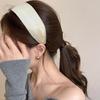 Satin Breite Stirnbänder für Damen Elegante Einfarbige Haarreifen Haarreifen Waschen Gesicht Kopfbedeckung Haarbänder Haar Accessoires Kopfschmuck