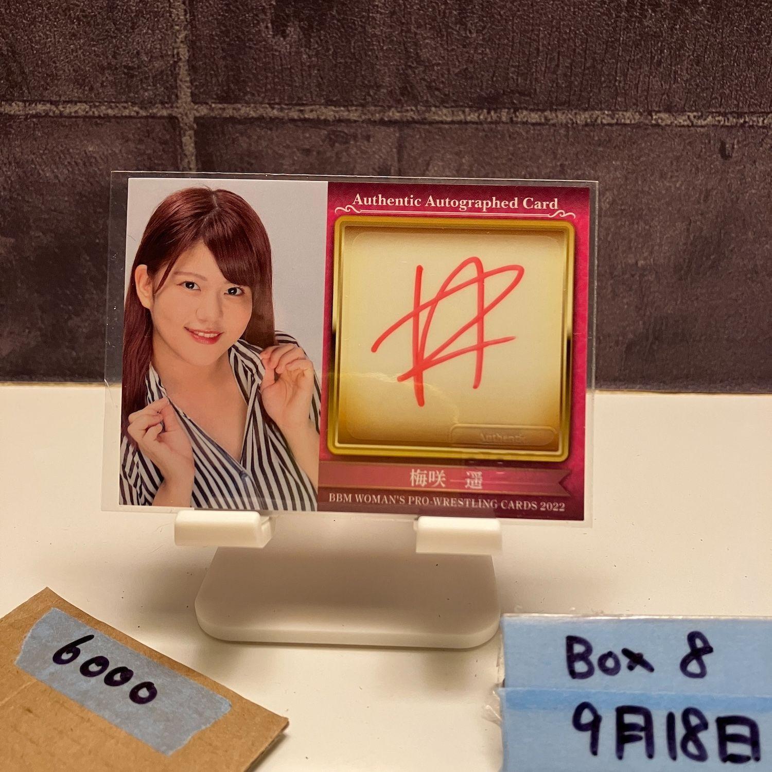 2022 BBM Women s Pro-Wrestling Haruka Umesaki 55/75 Autograph Women s Pro-Wrestling Card