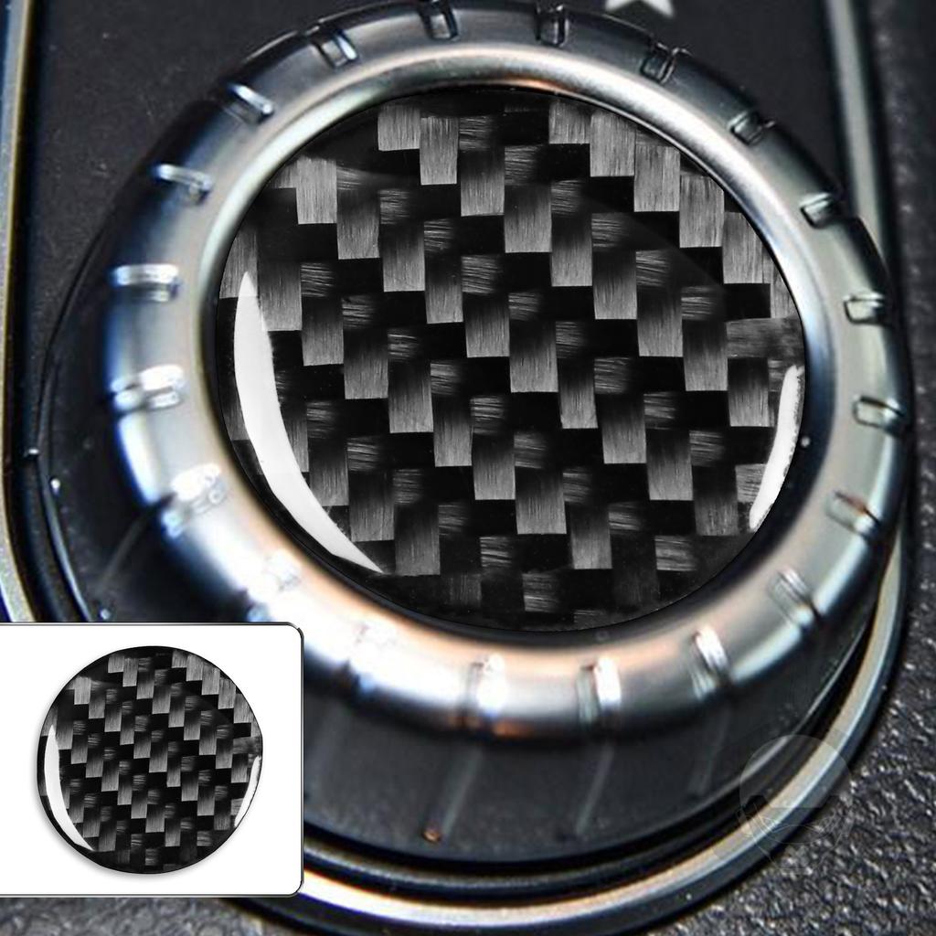 Carbon Fiber Interior Central Multimedia Rotary Button Trim Sticker For Mercedes-Benz CLA C117 2014-2018 GLA X156 2015-2019